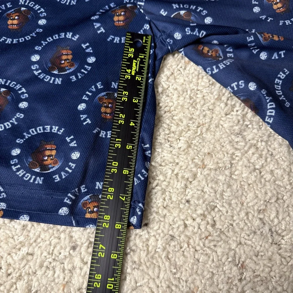 Five Night Of Freddys All Over Print Pajama Bottom Shorts Boys‎ Size  L